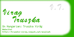virag truszka business card